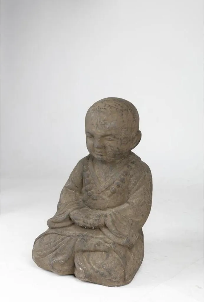 Bouddha de Méditation 45cm Créer une Ambiance Zen avec Statue en Béton