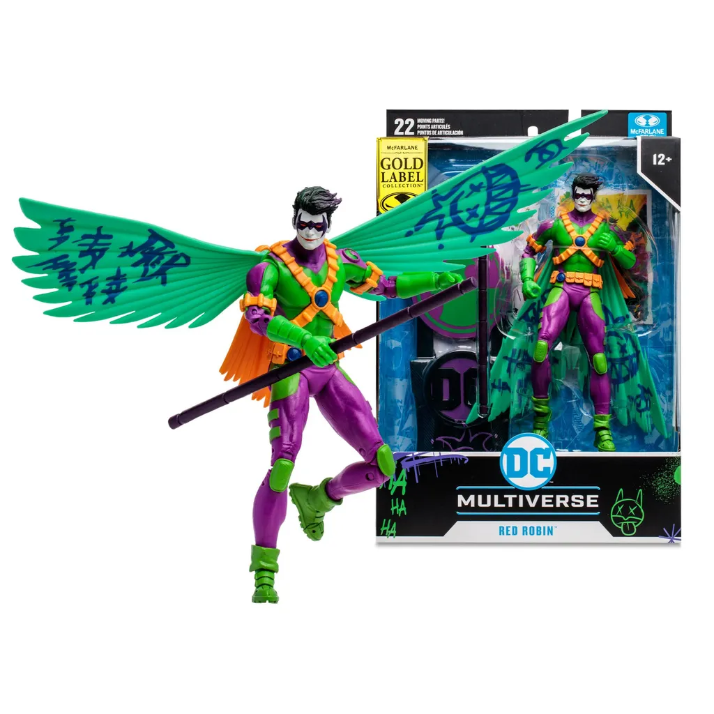 Figurine Red Robin McFarlane DC Multiverse pour exposition et collection