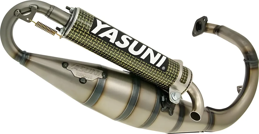 Pot Yasuni R Carbone Homologué CE pour Peugeot Speedfight 2 LC et Vivacity