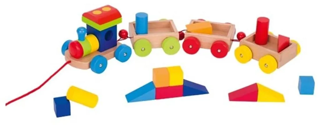 Petit Train Orlando Goki Basic en Bois Naturel et Durable pour les Petits - 7