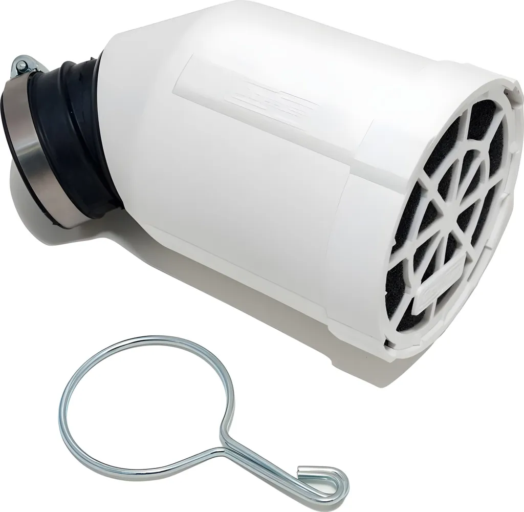 Filtre à air de course Doppler blanc pour une admission moteur optimale