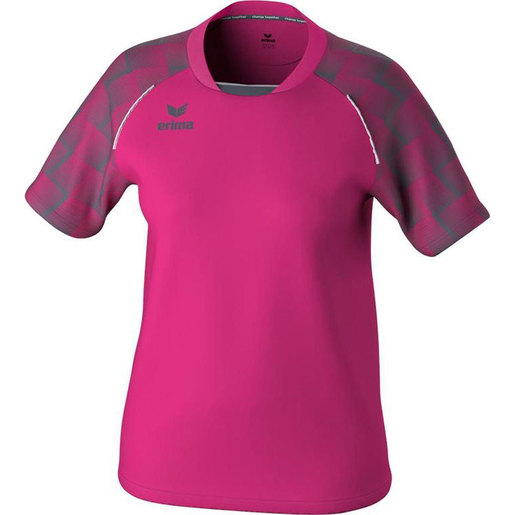 Erima Evo Star Trikot Kurzarm Damen - Fluo-Pink / Slate Grey | Größe: 42