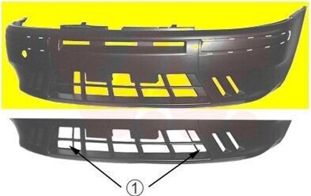 VAN WEZEL Stoßstange Stoßfänger für FIAT PUNTO (188) Grundiert 1620574
