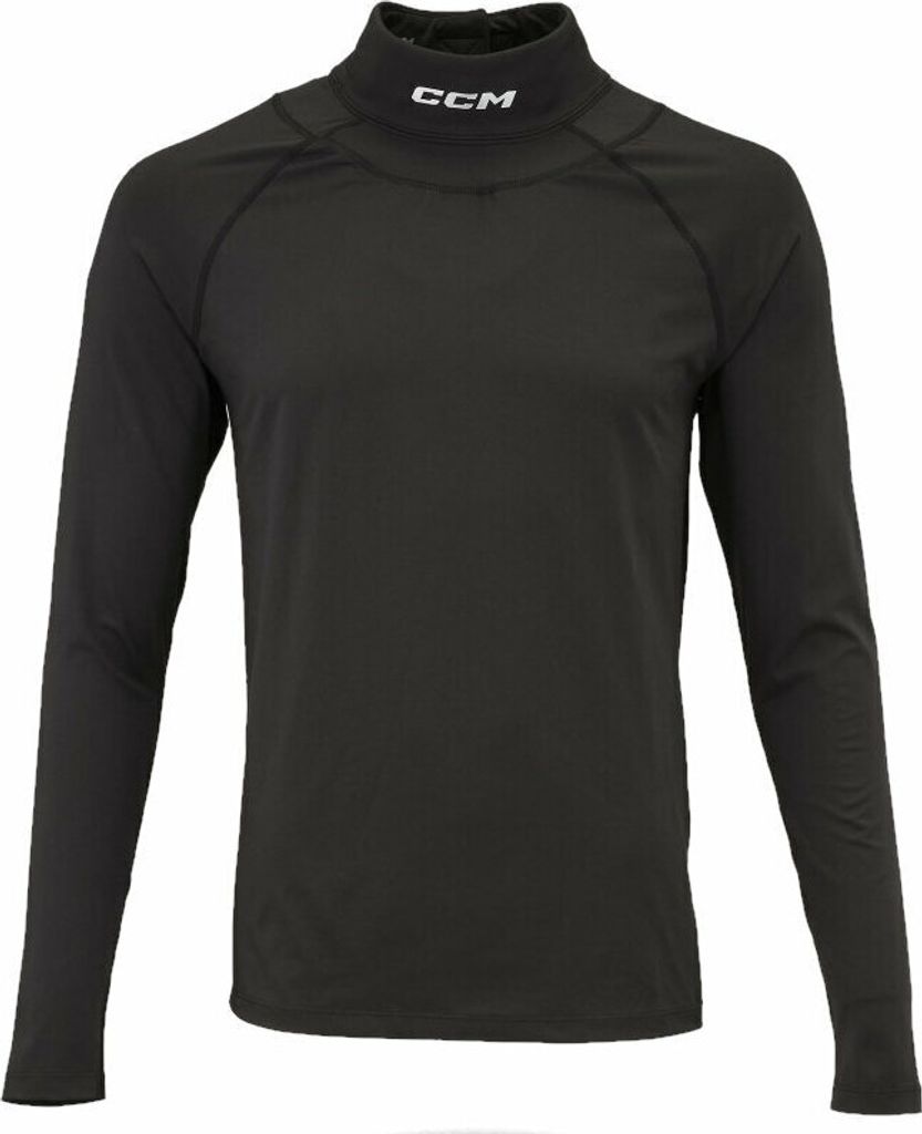 CCM Neck Guard Compression LS Top Ice Hockey T-Shirt and Zdjęcie produktu 