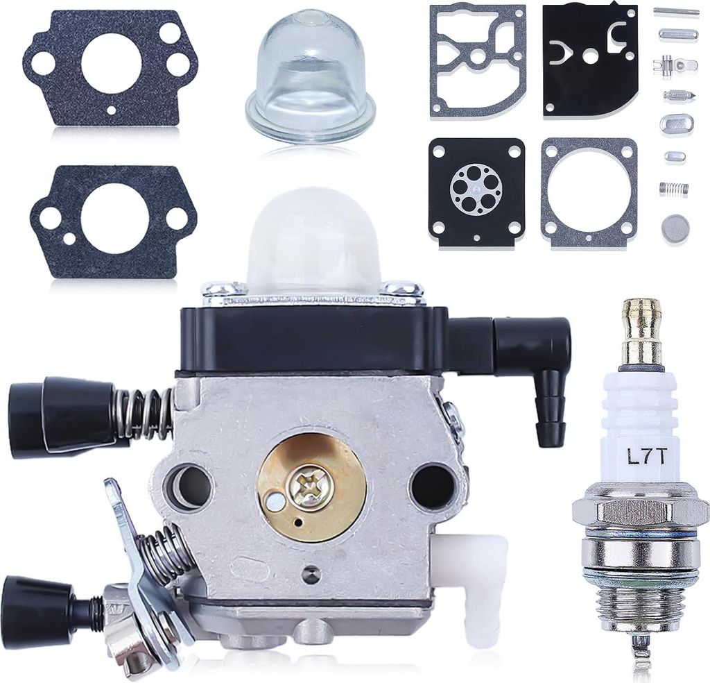Ersatzvergaser für Stihl Motorsäge FS38 HS45 FS45 FS46 FS55 Zama C1Q-S186 mit Reparaturset