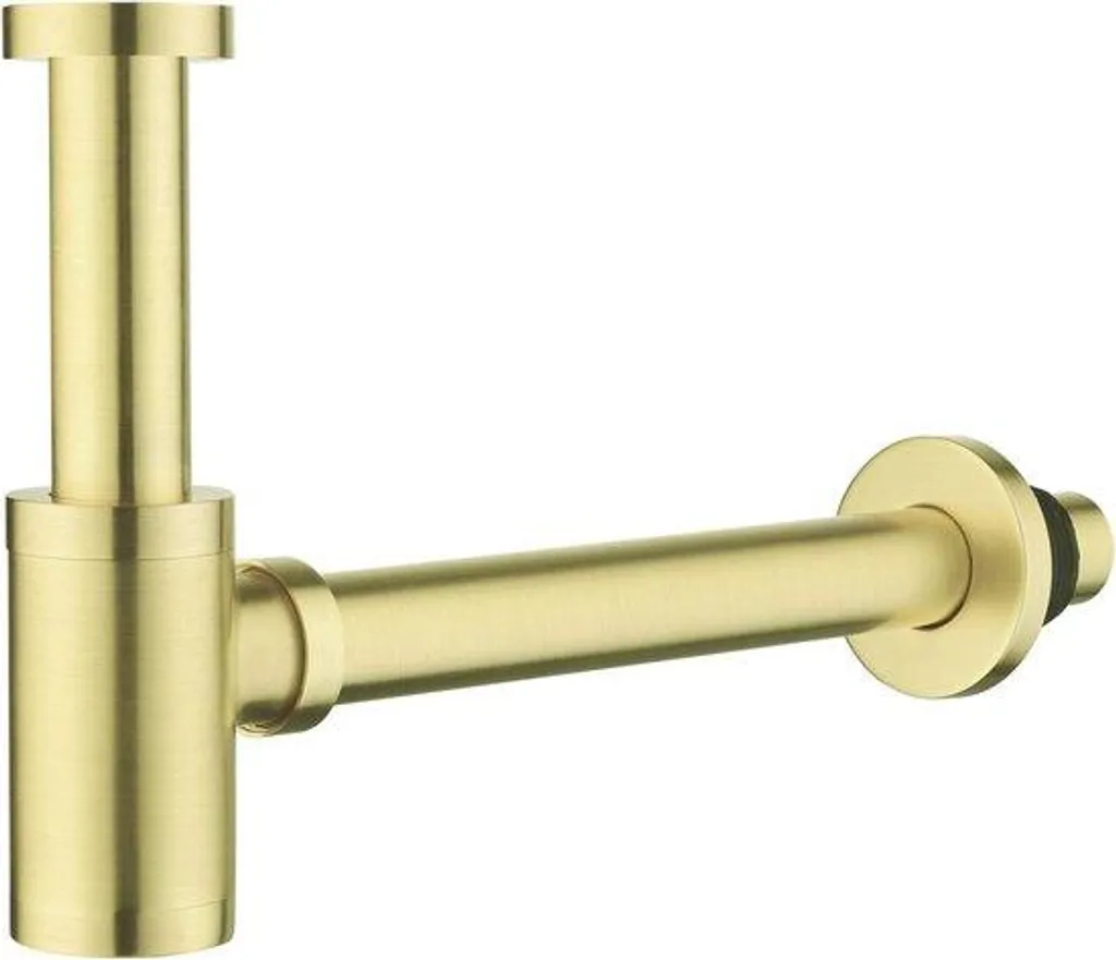 Siphon Design pour Vasque et Baignoire en Or Brossé 1 1/4 Universel
