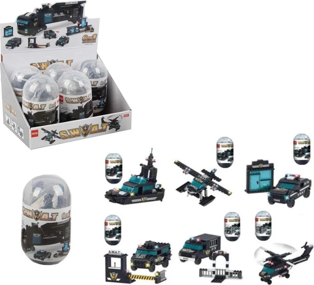 Connect Trefl Set di Mattoncini 3in1, Veicoli di emergenza - | WhichOne