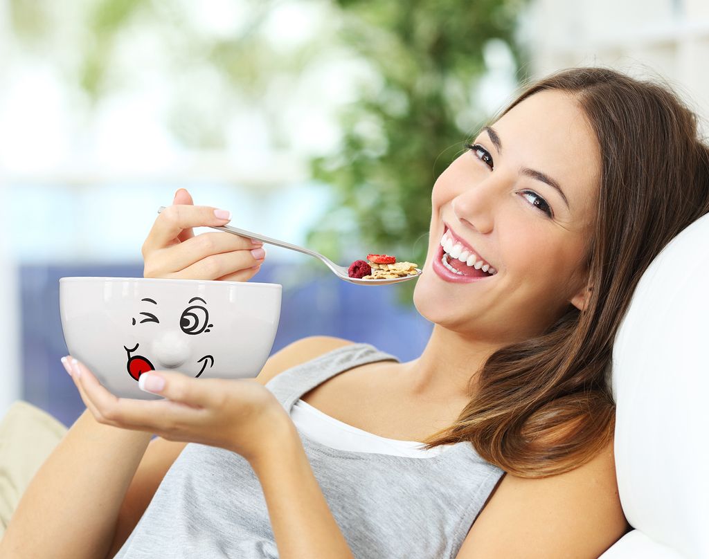 Müslischale mit Gesicht 6 tlg Dessertschale Müslischalen Produktbild 5