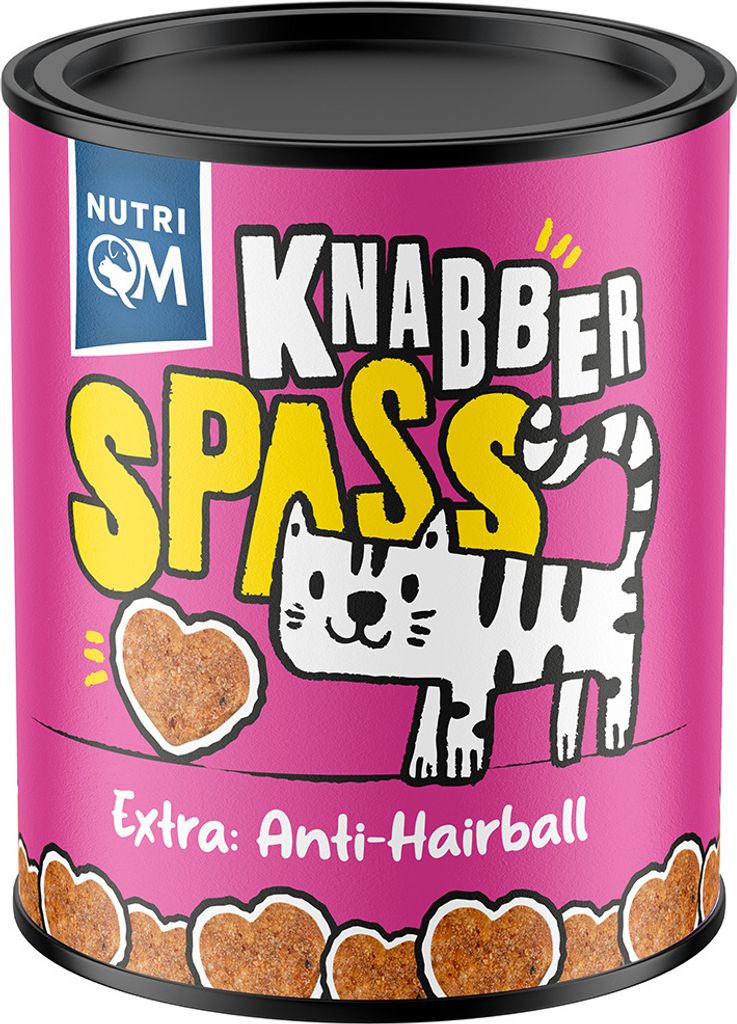 NutriQM Knabberspaß Anti Hairball 5 x 50g