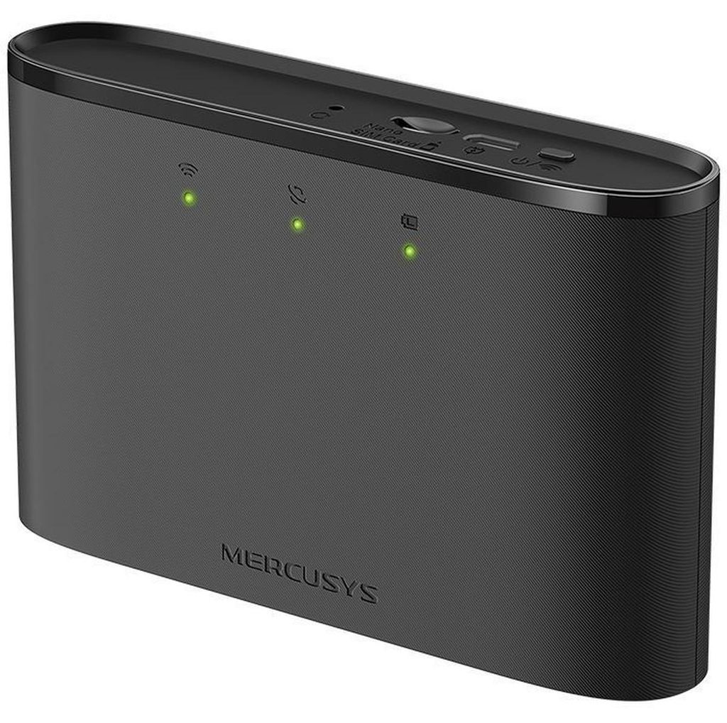 Mercusys MT110, Router, Černá, Stav baterie, Wi-Fi, Obrázek produktu 