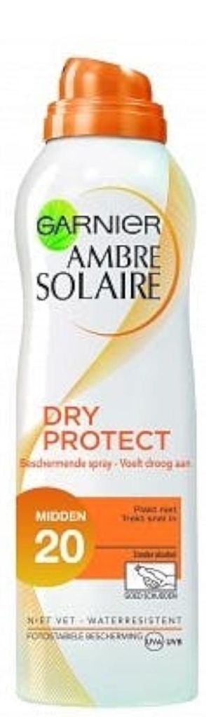 Garnier Ambre Solaire Dry Protect SPF 20 200ml, Sunscreen Produktbild 
