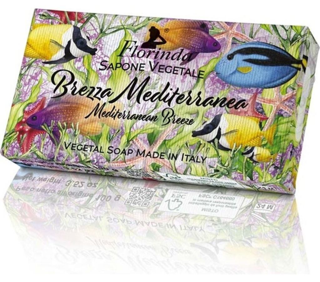 Florinda Pflanzenseife Brezza Mediterranea : 100 g Größe: Produktbild 