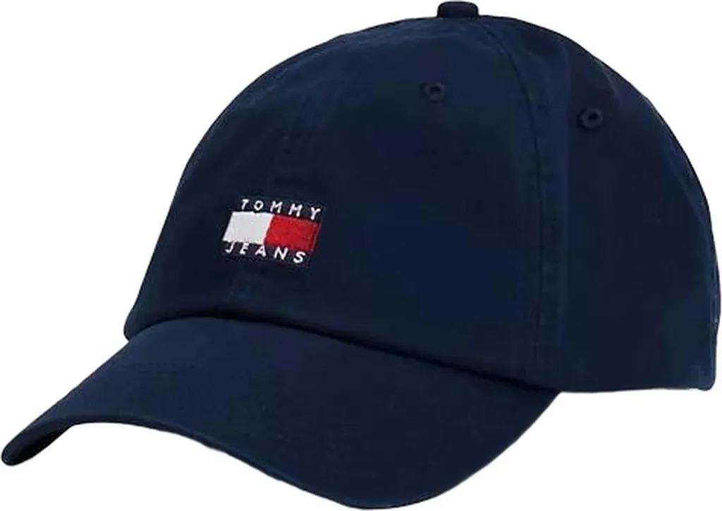 Casquette de Baseball Tommy Hilfiger en Coton Bleu Navy Ajustable Homme