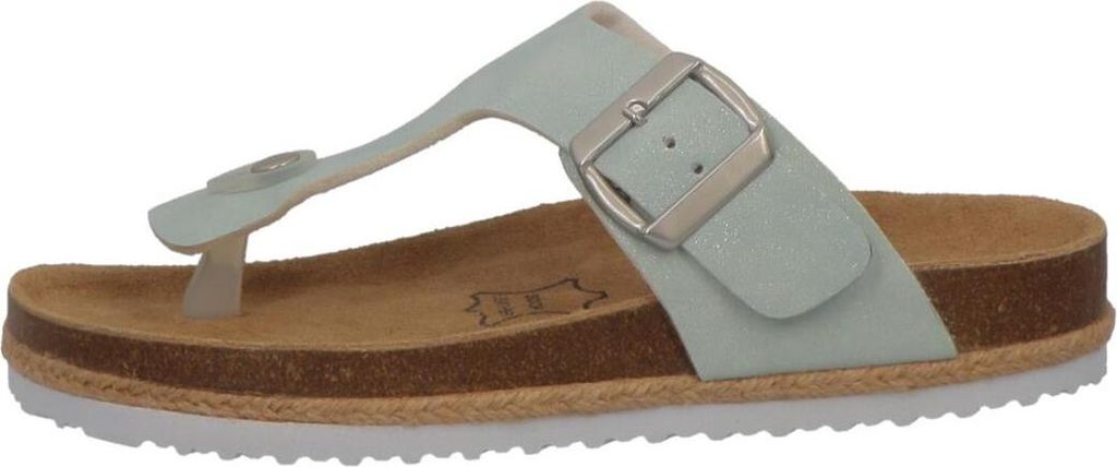 Softrelax Damen Zehentrenner Sandale Lederfussbett mint EUR 42