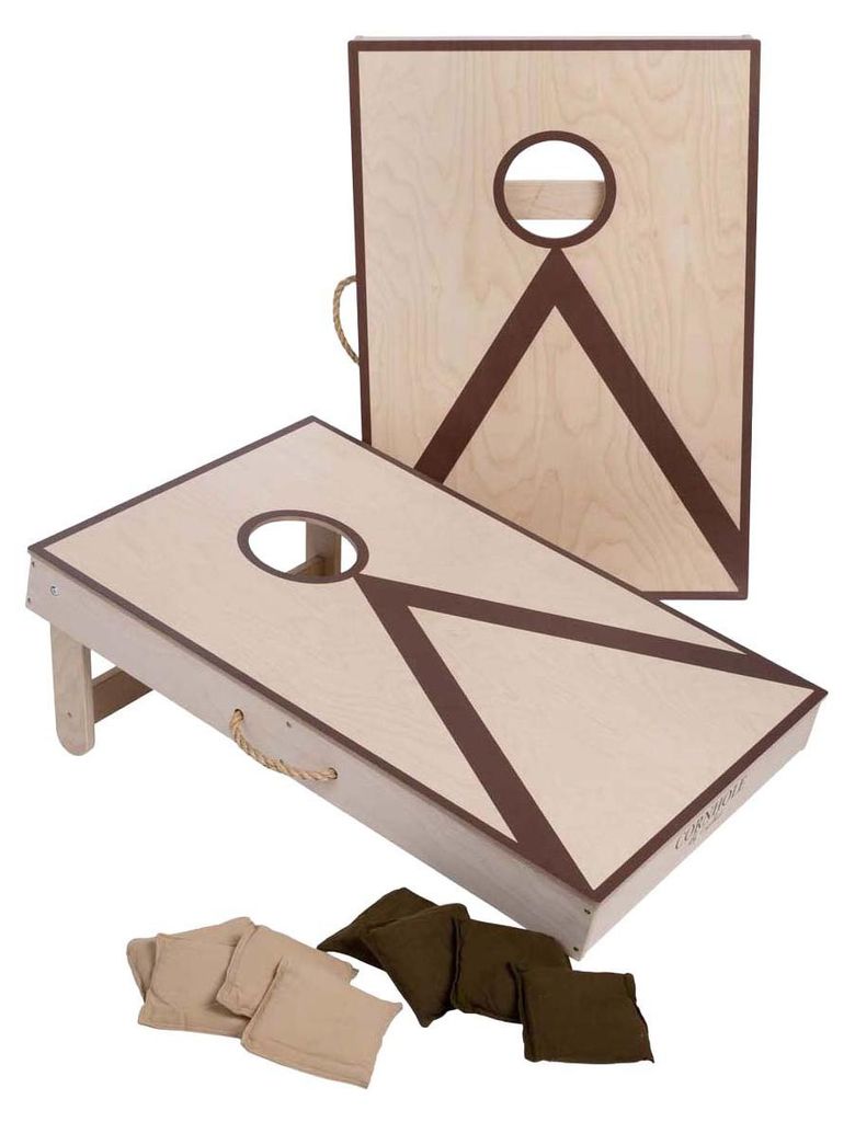 Angel Toys Cornhole Wurfspiel Holzset 90x60cm mit 8 Beuteln