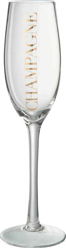 Verre Champagne J-Line Robuste et Élégant Gold - Finissez-en avec le fade