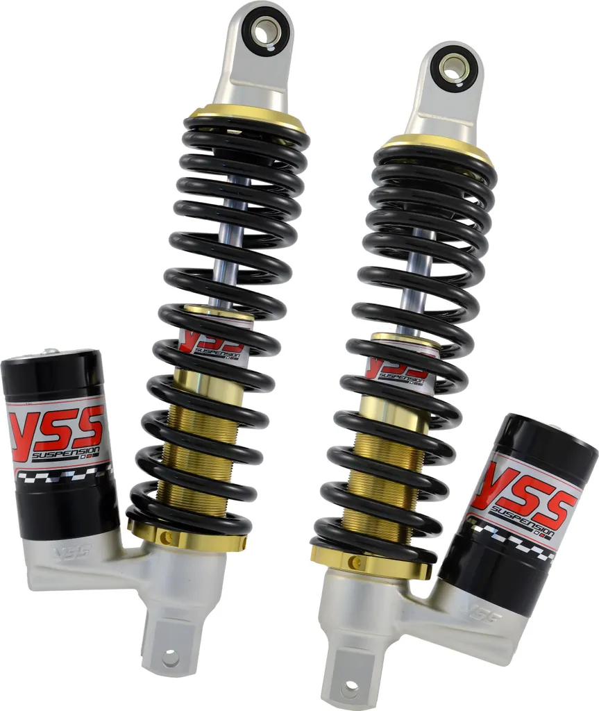 Amortisseurs arrière à gaz réglables YSS pour moto routière et custom