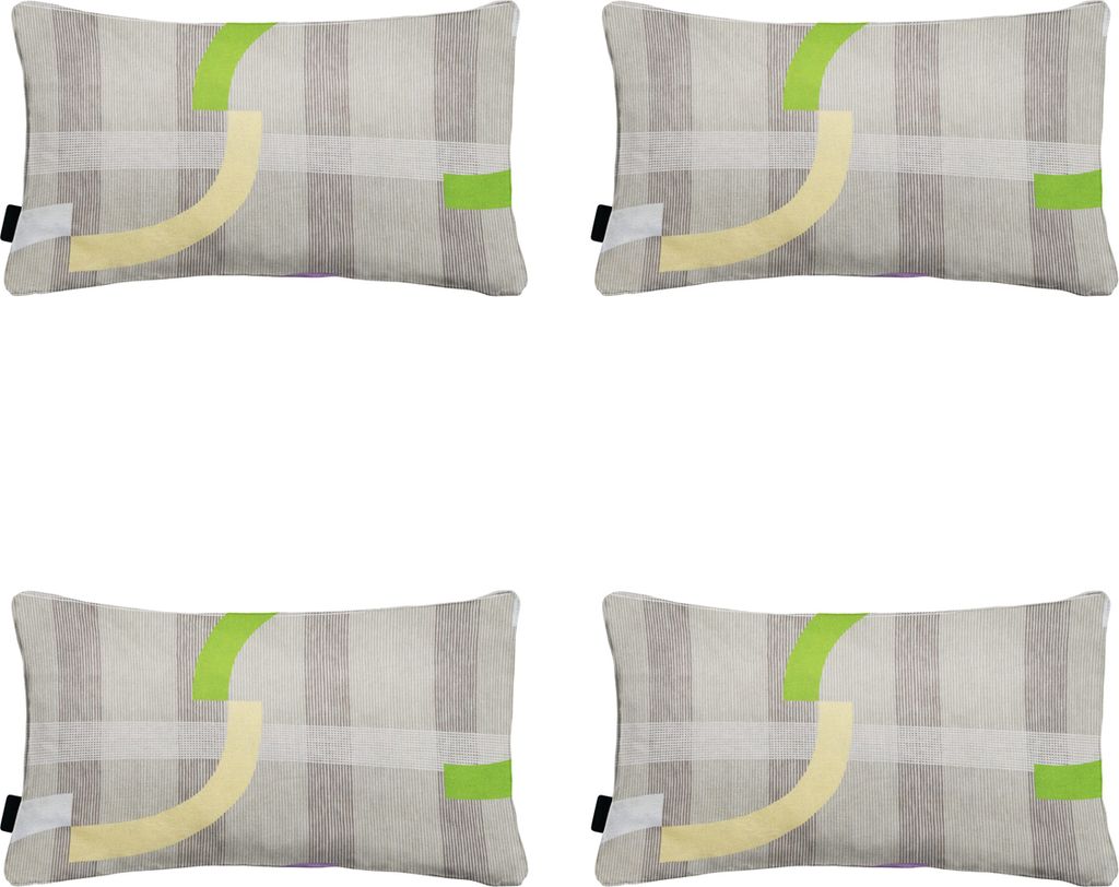 Madison - Dekokissen Tess lila - Ca. 30x50 cm - 4er-Set