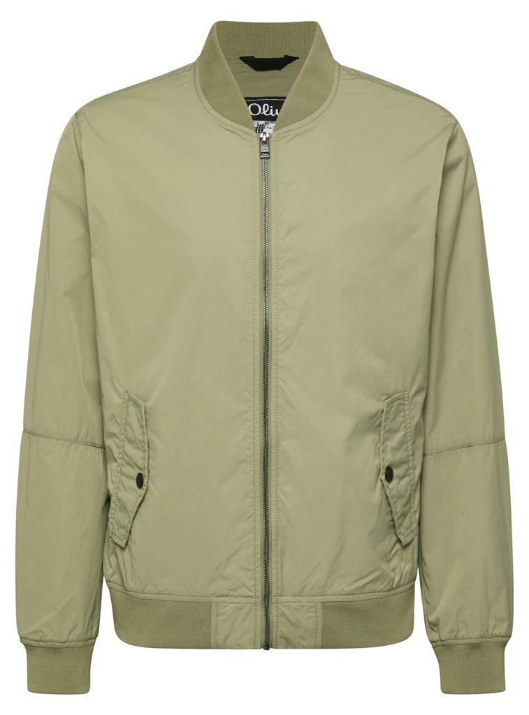 s.Oliver Herren Blouson Pattentaschen grün Produktbild 