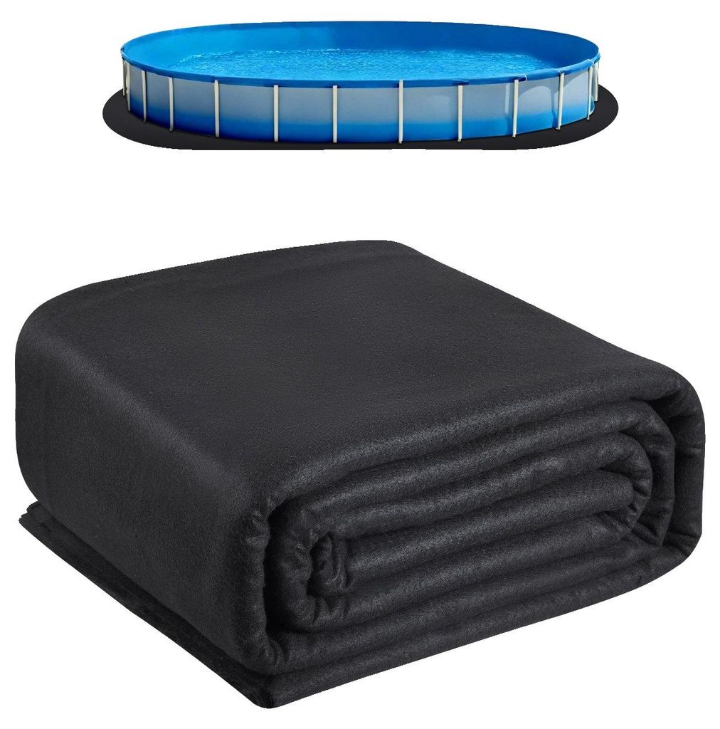 Tapis de piscine ovale VEVOR, 3,6x7,3 m, pour le revêtement Image du produit 