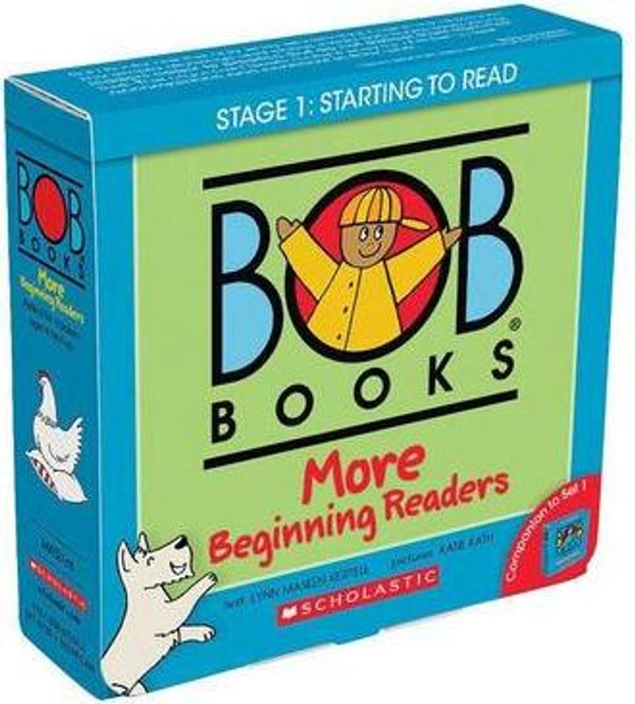 Bob Books - More Beginning Readers Box Set Phonics, Ages 4 and Up, Kindergarten (Stage 1: Starting to Read)