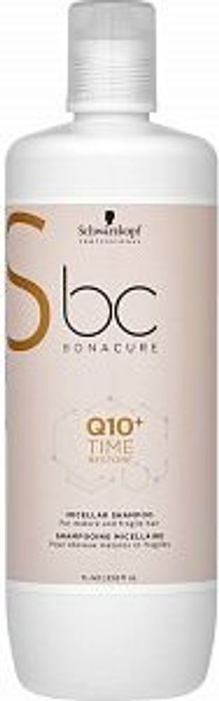Schwarzkopf Professional BC Bonacure Q10+ Time Restore Micellar Shampoo Shampoo für reifes Haar 1000 ml