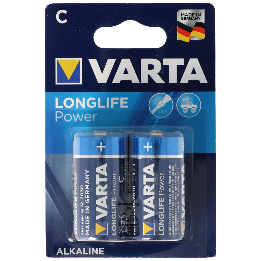 Varta 4914 LR14 C Baby High Energy Batterie 2er-Pack Image du produit 