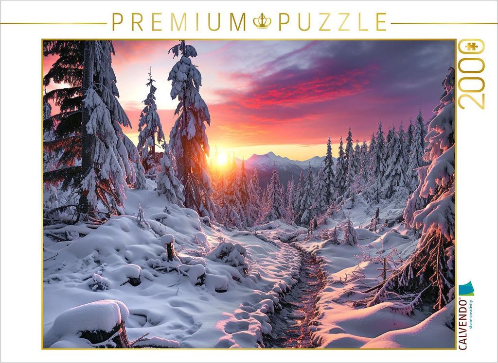 CALVENDO Puzzle Tagesausklang | 2000 Teile Lege-Größe 90x67cm Foto-Puzzle für glückliche Stunden