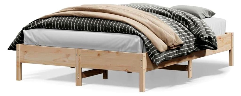 Bettgestell 120x200 cm aus Massivholz Kiefer