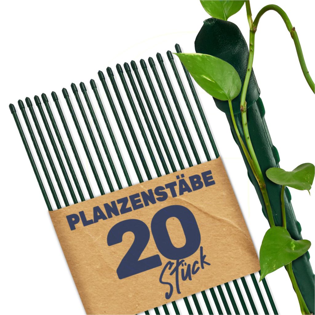 Pflanzstab Rankenhilfe Stahl mit Kunststoff Ummantelung Produktbild 