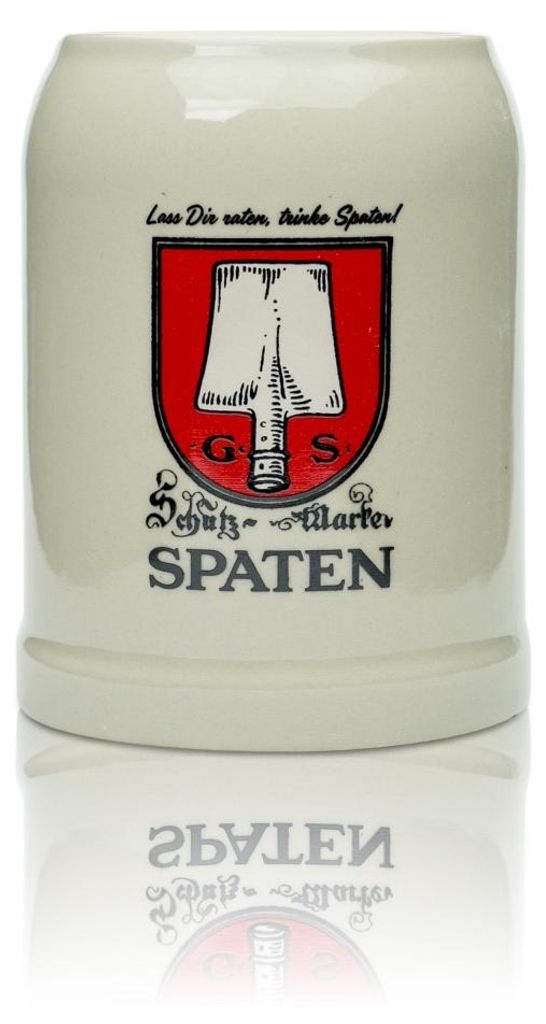Spaten Bierglas Tonkrug 0,5l Klassischer Bierkrug Humpen Produktbild 