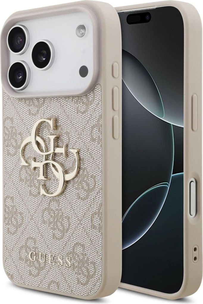 Guess 4G Big Logo - iPhone 17 Pro Max Hülle (Pink)