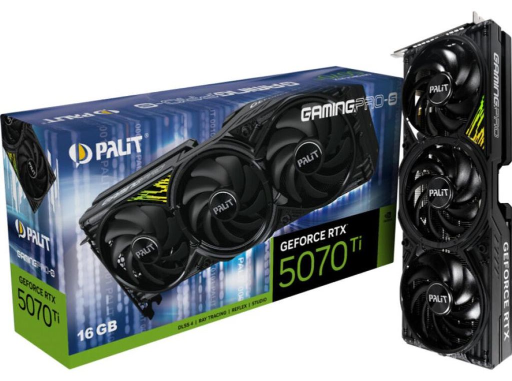 Koop GeForce RTX 5070 Ti GamingPro-S NVIDIA 16 GB GDDR7 Productafbeelding 