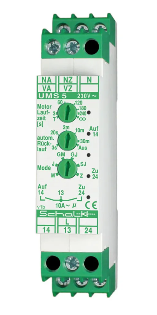 Module de commande 10A UMS 5 robuste avec double contact 2 NO en 230V AC - 5