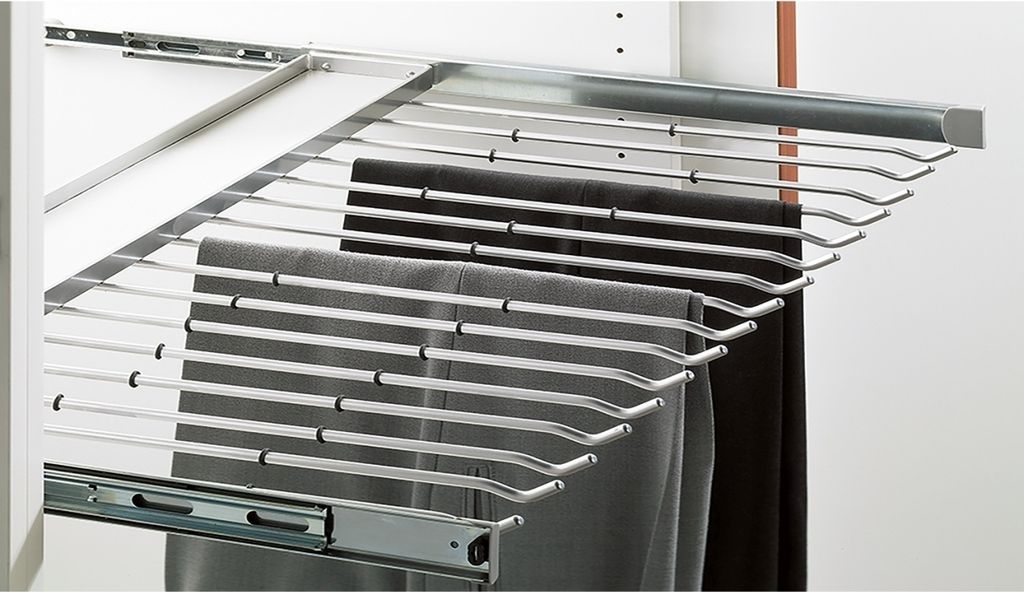 HETTICH Hosenhalter ausziehbar KB 600 mm, Montage Produktbild 