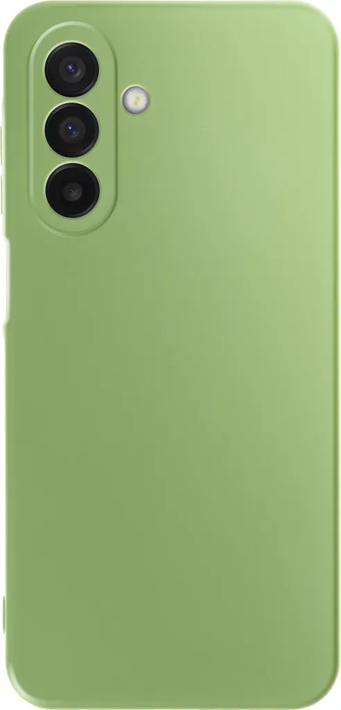 Avizar, cover Galaxy A17 silicone morbido protezione fotocamera rinforzata, verde matcha
