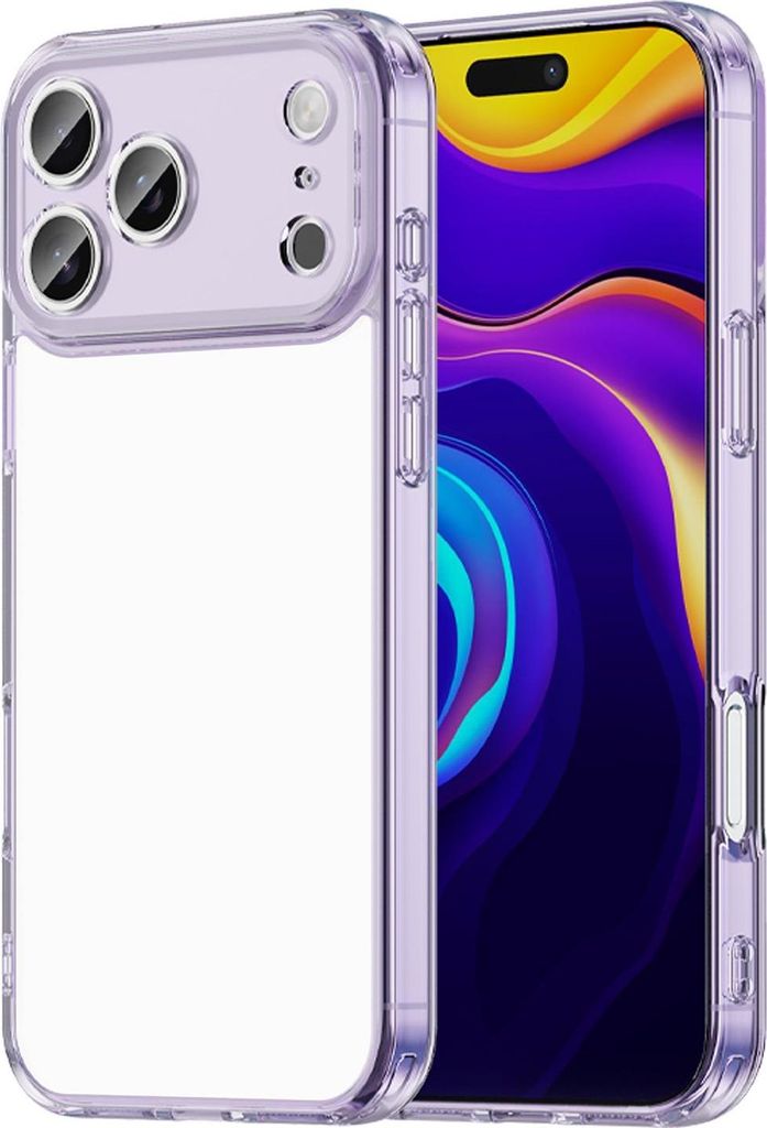 Hülle für Apple iPhone 17 Pro Max - Phonesta HybridAir Back Cover - Lila