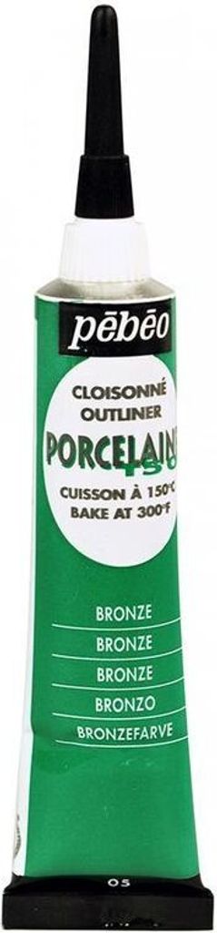 Pebeo Porcelaine 150 Outliner, 20 ml, 05 Bronze Produktbild 
