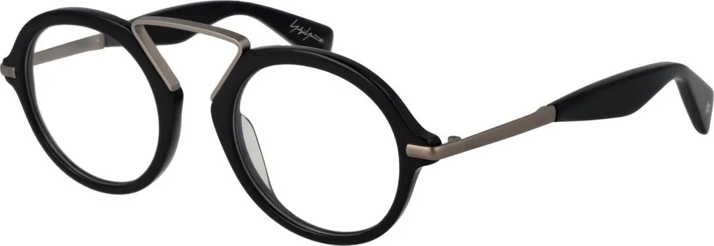 Monture Yohji Yamamoto YY1017 49613 Lunettes de vue luxe Noir Mat