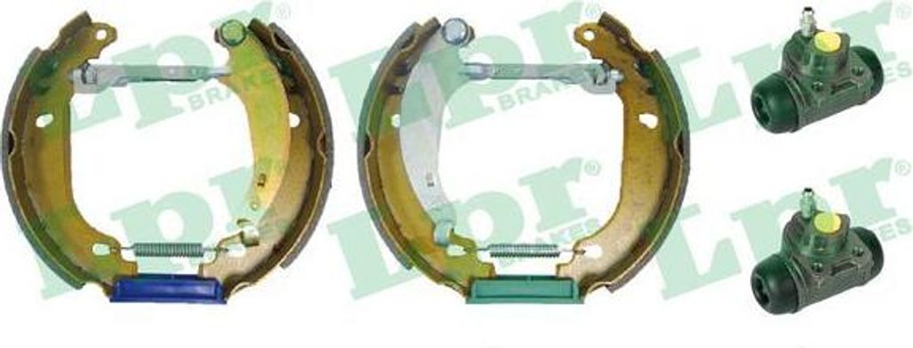 LPR OEK456 Bremsbackensatz OE 427114 kompatibel mit Thalia, Logan, Clio, Sandero
