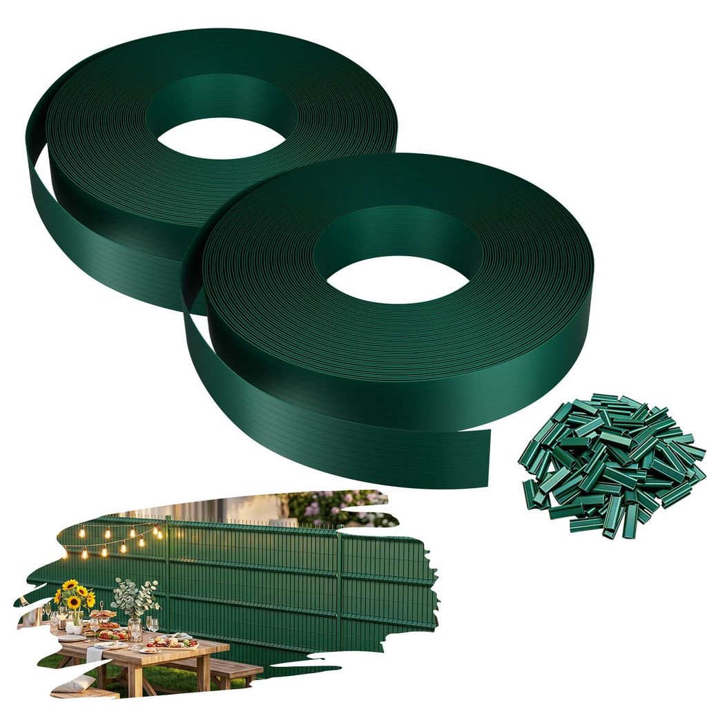 YARDIN PVC Zaunblende Sichtschutzstreifen Gartenzaun Produktbild 