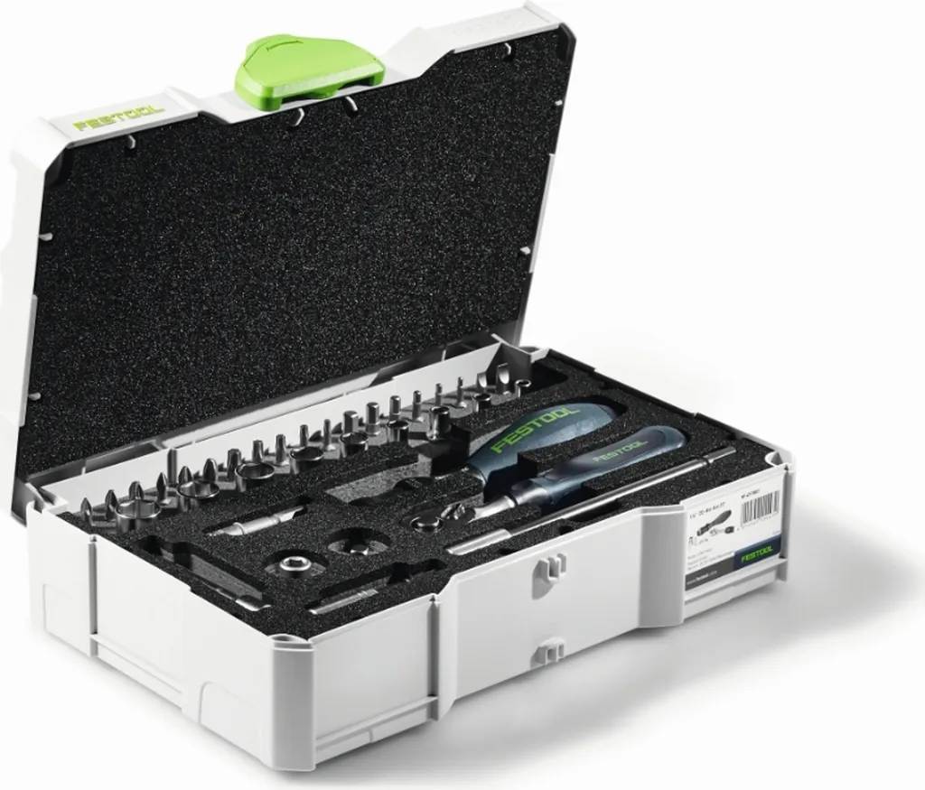 Jeu de clés à cliquet Festool CE-RA-Set 36 robuste avec interface 1/4