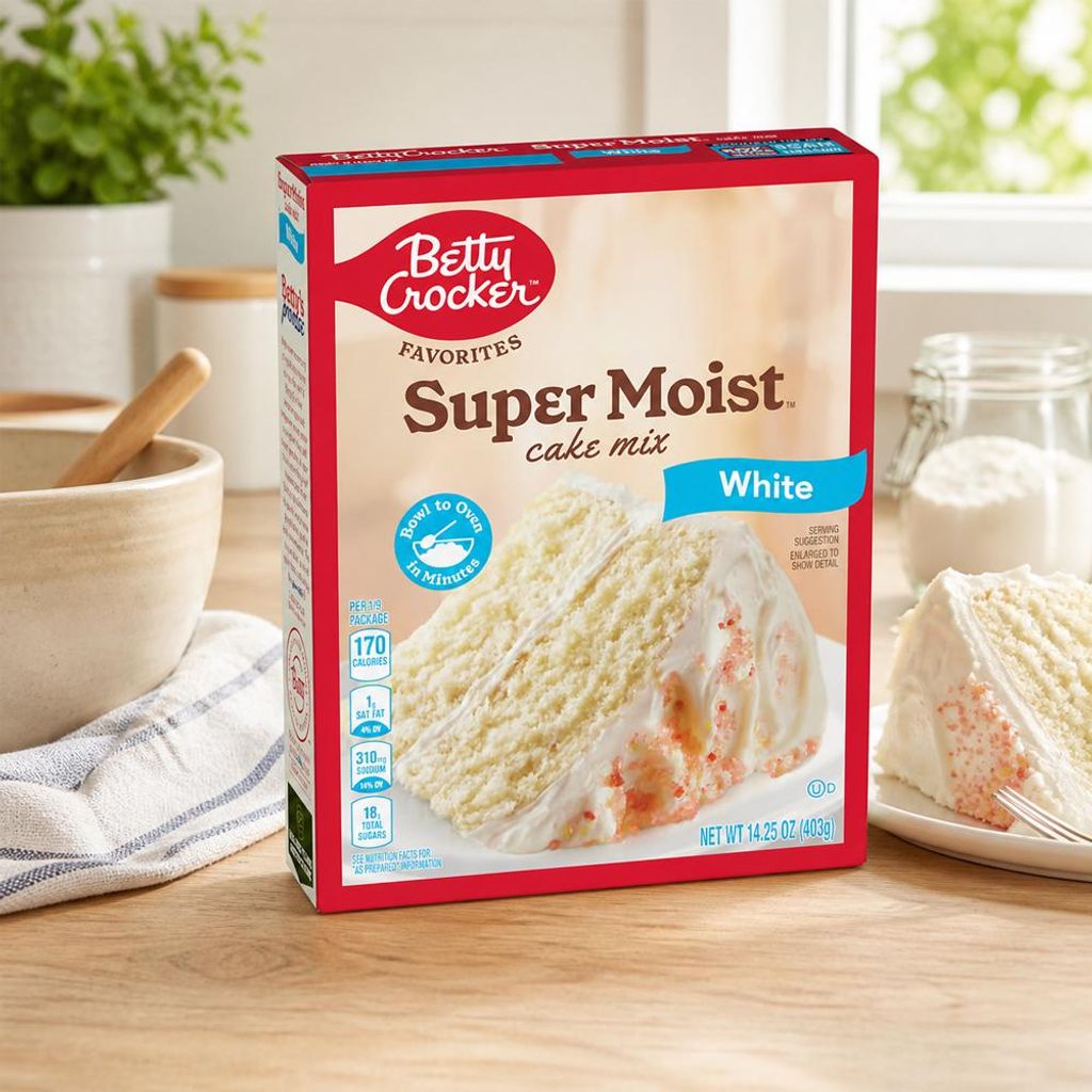 Betty Crocker Super Moist White Cake Mix 403g Produktbild 