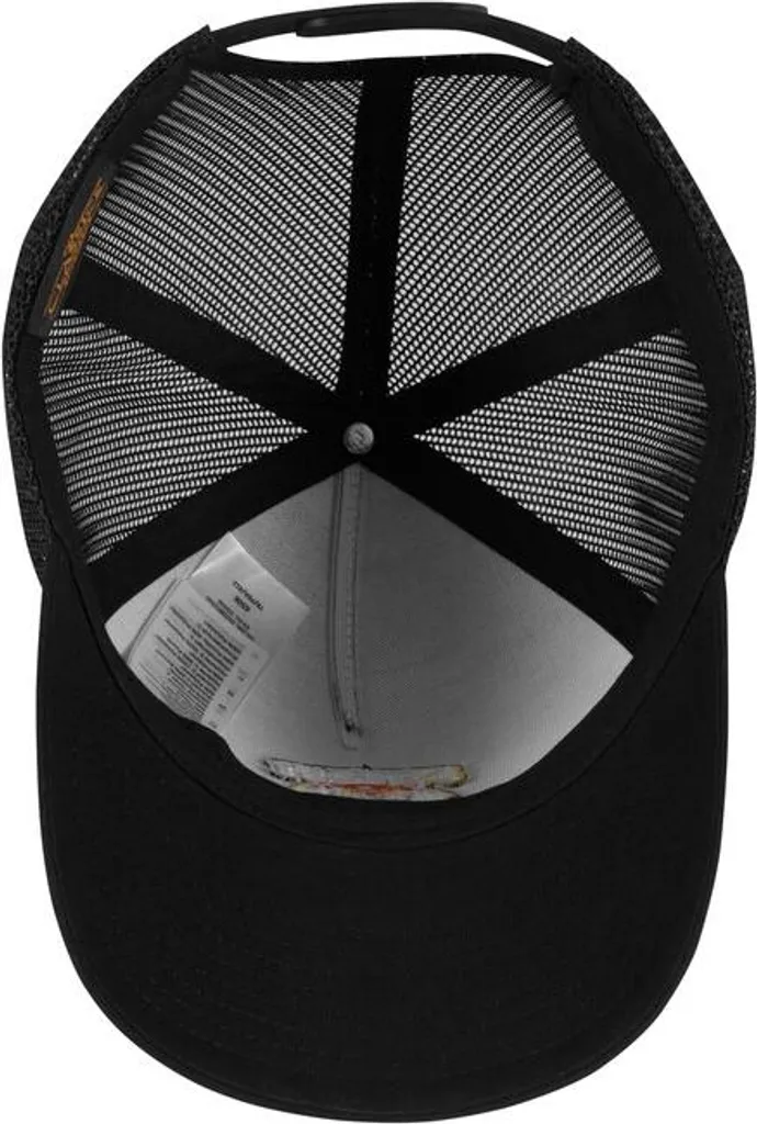 Mister Tee Detroit Tiger Head Patch Cap - Retro 5-Panel Trucker Nero UNI - 5