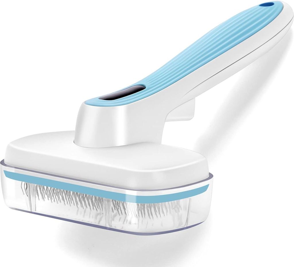 Hundebürste, Katzenbürste, Kurz- bis Langhaar Geeignete Sanfte Katzenbürste Zupfbürste, Kurz- bis Langhaar blau