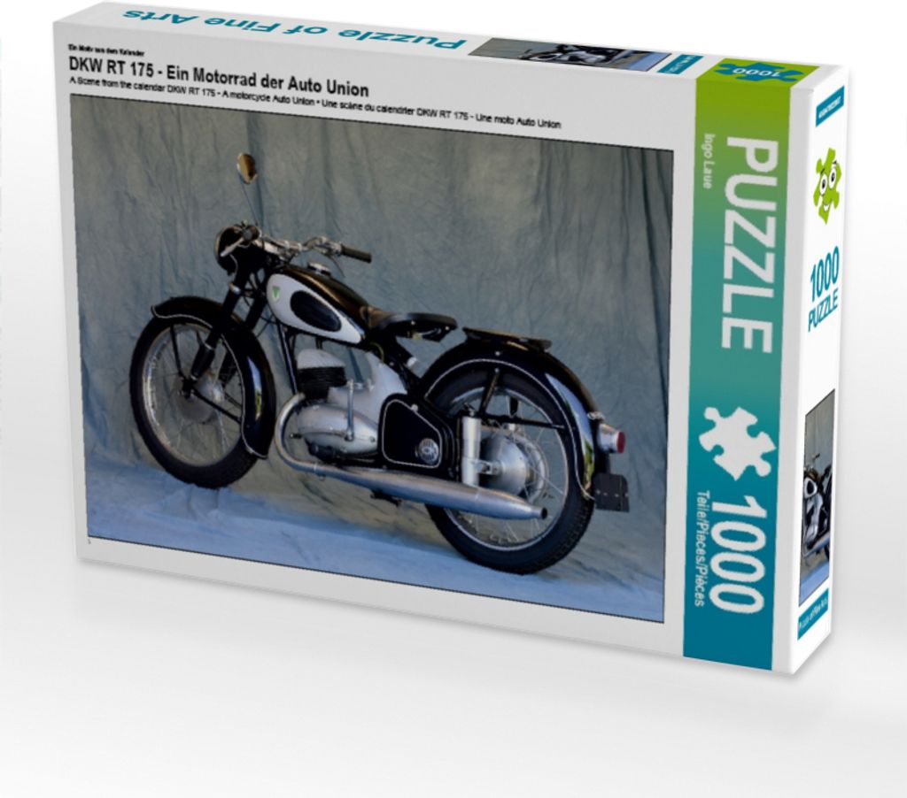 Calvendo Ein Motiv aus dem Kalender DKW RT 175 - Ein Motorrad der Auto Union 1000 Teile Puzzle quer 640x480mm, Laue Ingo; 7447959