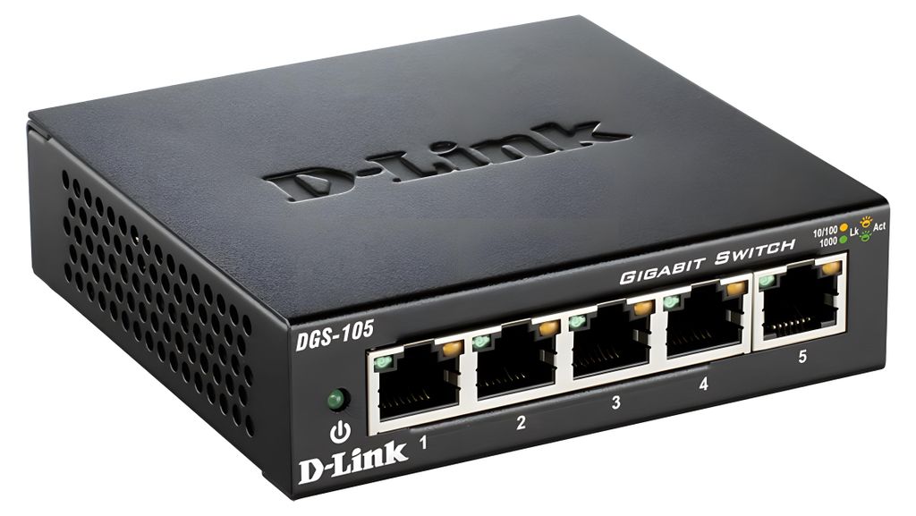 Switch       D-Link DGS-105                      5*GE Immagine del prodotto 