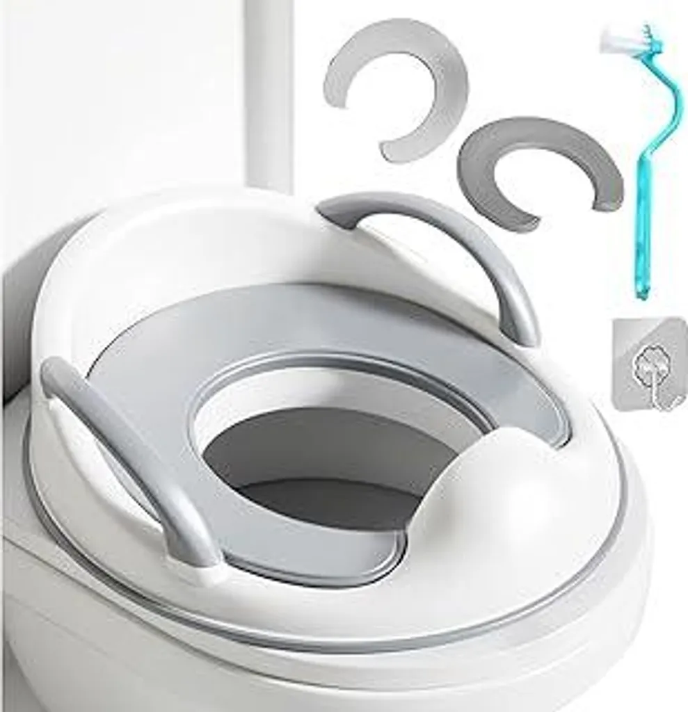 Sedile WC per Bambini con Maniglie e Schienale - Riduttore Universale 1-5 Anni