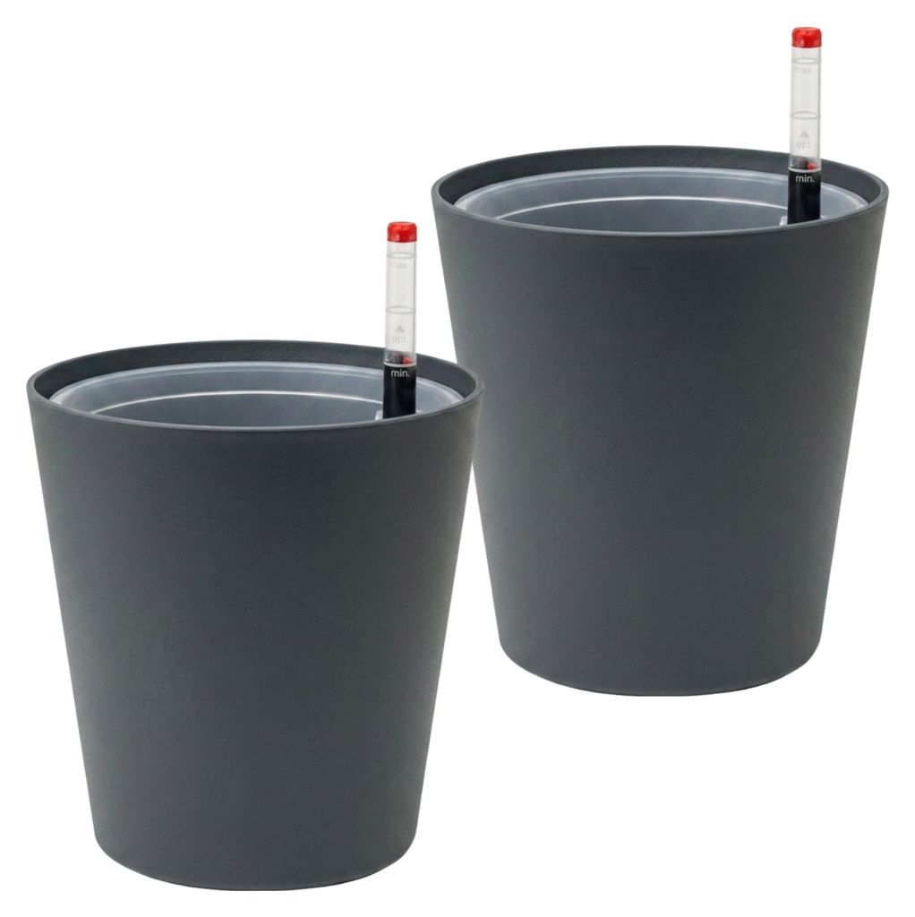 Leni FLORI orchid Orchideentöpfe 2er Komplett-Set Ø 13 cm H Produktbild 