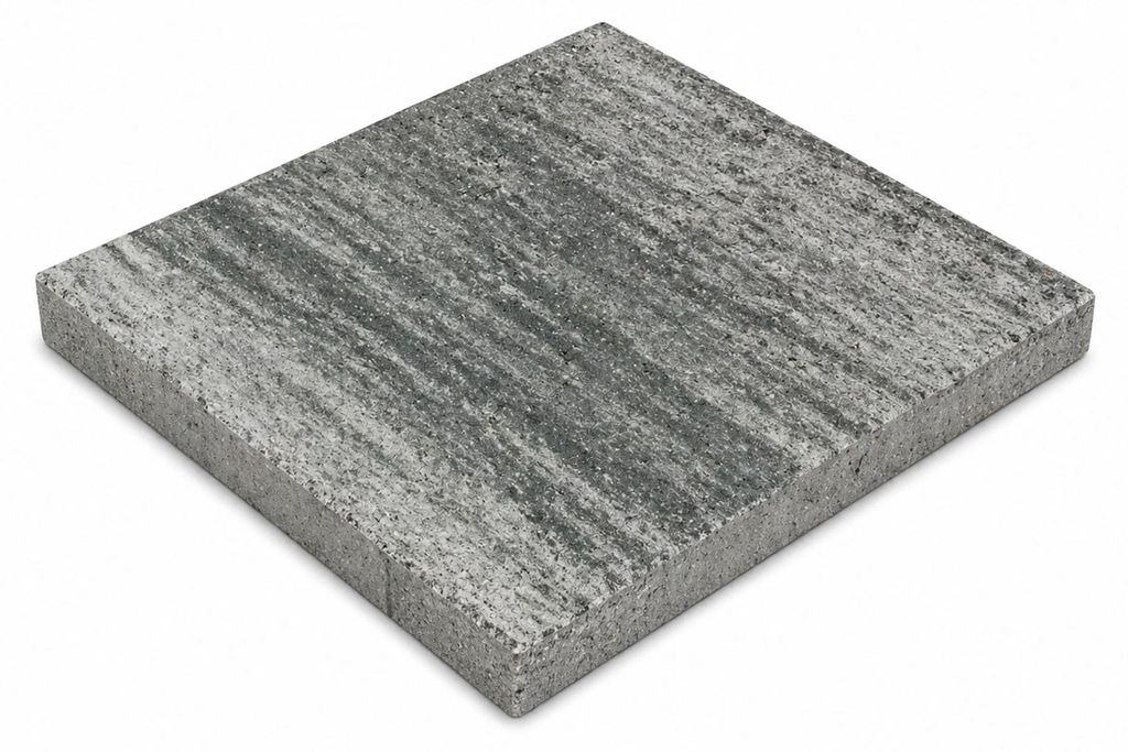 Terrassenplatten FINOS WEIß-SCHWARZ 30/30/3 CM PE2